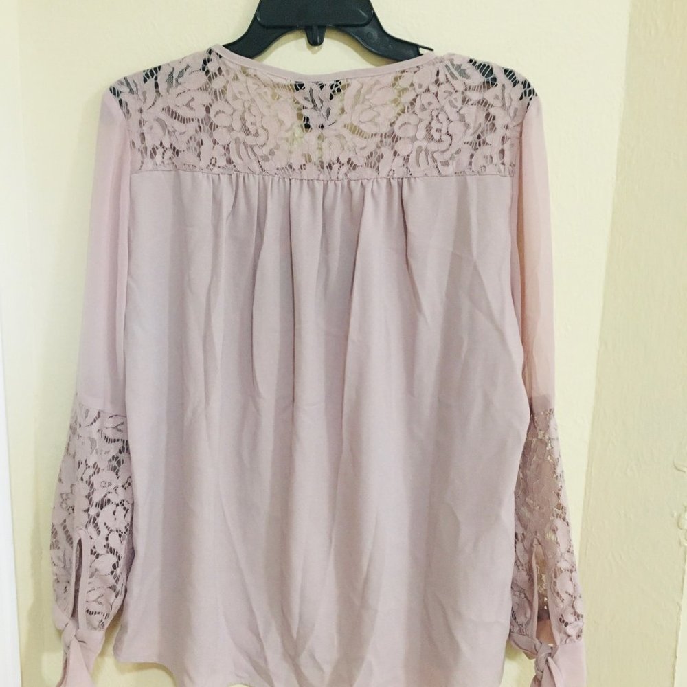 Iman Global Chic Dressed and Ready Lace Blouse - Picture 3 of 7